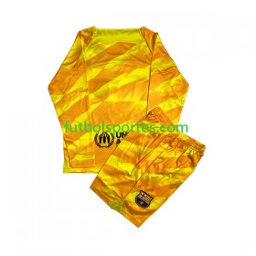 Camiseta FC Barcelona Portero Niño Cuarta Equipación 2023/2024 Manga Larga